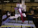 Assembling Pole Unit to Lower Cabinet – CA Breaker